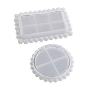 Silicone Tea Table Coaster Mold Epoxy Resin Casting Molds Home Decorations