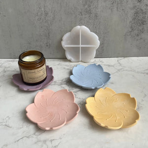 Silicone Flower Petal Tray Mold Resin Epoxy Casting Kit