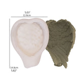 Resin Silicone Mold for DIY Crystal Glue Wing Feather Storage Tray