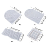 Silicone Wave Coaster Mold for Resin Art