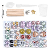 Silicone UV Mold Heart Resin Cabochons Molds Jewelry Making DIY Tools Set