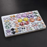 Silicone UV Mold Heart Resin Cabochons Molds Jewelry Making DIY Tools Set
