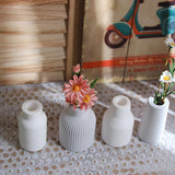 Silicone Vase Molds Set Cylinder Shaped Ornaments Mold