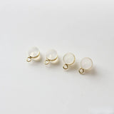 Silicone Ring with Hanging Ear Plug DIY Earring Material Accessories