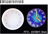 Silicone Mold for Resin Pendant Clock with Movements