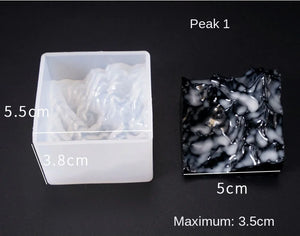 Mountain Silicone Mold for Epoxy Resin Crafts