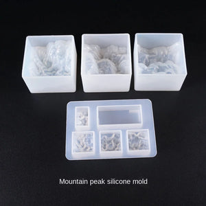Mountain Silicone Mold for Epoxy Resin Crafts