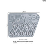Christmas Silicone Mold for Epoxy Resin, Full Series for Accessories