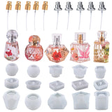 Diamond Section Silicone Mold for Epoxy Resin Perfume Bottle Storage