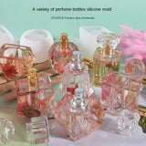 Diamond Section Silicone Mold for Epoxy Resin Perfume Bottle Storage