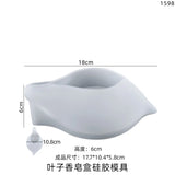 Silicone Leaf Mold for Epoxy Resin Bathroom Soap Box Ornament DIY