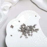Stainless Steel Flower Bullet Ear Plug DIY Earrings