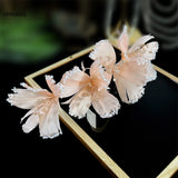 Crystal Floral Bridal Hairband Tiara Women Headband Wedding Hair Jewelry