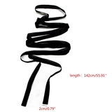 Silk Satin Neck Scarf Handle Ribbon Scarf Long Thin Chiffon
