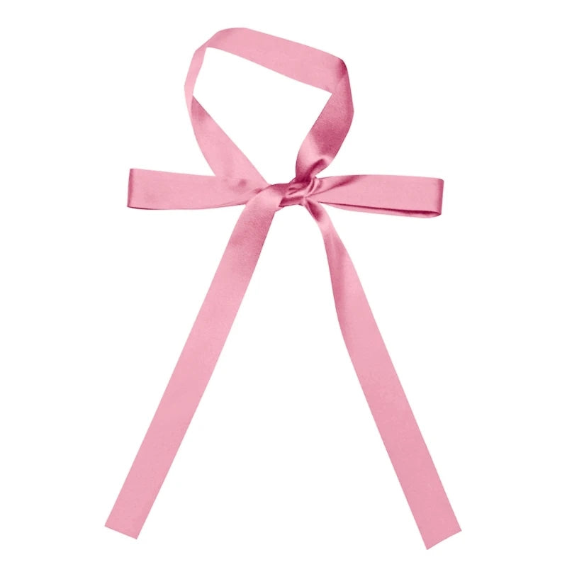 Silk Satin Neck Scarf Handle Ribbon Scarf Long Thin Chiffon