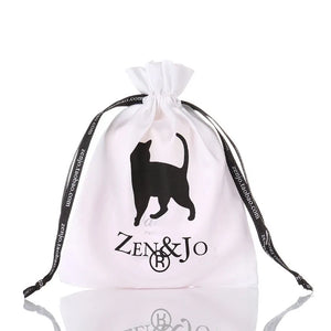 Silk Jewelry Satin Bags Logo Pouches 5PCS