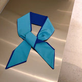 Silk Scarf Tie Belt Hair Clip Head Rope