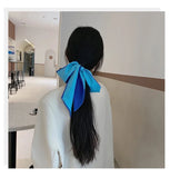 Silk Scarf Tie Belt Hair Clip Head Rope