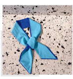 Silk Scarf Tie Belt Hair Clip Head Rope