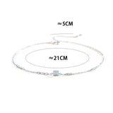 Silver 925 Women's Anklet Foot Bracelet Birthday Gift