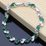 Bridal Pearls Jewelry Set in 925 Silver with Zircon