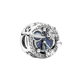 Silver 925 Charm Milky Way Astronaut Stars Moon Pendant