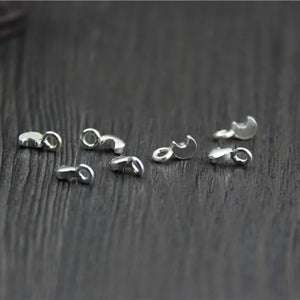 925 Silver Mini Moon Pendant Antique Jewelry Accessories PKY054
