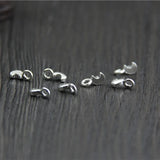 925 Silver Mini Moon Pendant Antique Jewelry Accessories PKY054