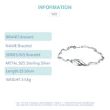 Sterling Silver Twist Chain Bracelet for Women - High-Quality 925 Silver