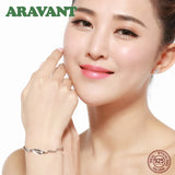 Sterling Silver Twist Chain Bracelet for Women - High-Quality 925 Silver