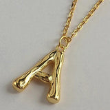 Silver 925 A Pendant Necklace Women's Exclusive Jewelry