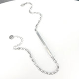 Silver 925 Women Cuba Chains Anklet Punk Bracelet Charms Bar Foot Chain