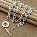 925 Silver Jewelry Chains Necklace Men Women