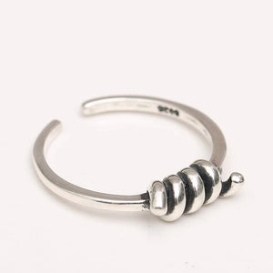 Vintage Silver 925 Toe Ring Adjustable Thai Body Jewelry