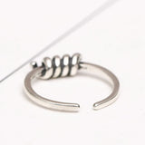 Vintage Silver 925 Toe Ring Adjustable Thai Body Jewelry