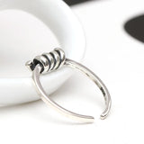 Vintage Silver 925 Toe Ring Adjustable Thai Body Jewelry