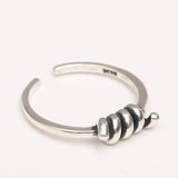 Vintage Silver 925 Toe Ring Adjustable Thai Body Jewelry