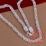 Silver 925 Necklace for Men Women Dragon Necklaces Homme Collier