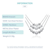 Layered Sand Bead Necklace For Women Wedding Jewelry