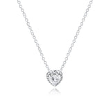 Silver 925 Heart Elegance Necklace for Women & Men