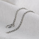 925 Silver Chain Necklace S Hook Sweater Jewelry