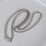 925 Silver Chain Necklace S Hook Sweater Jewelry