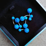 Silver 925 Pink Opal Navel Piercing Belly Button Ring Body Jewelry 6-12MM