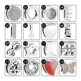 925 Reflexions Clip Charms Beads For Bracelets Crown Love Heart Arrow Moon Star