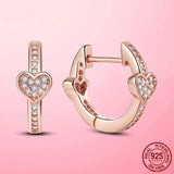 Silver Earrings Starfish Heart Stud Earrings For Women Girl Wife Gift