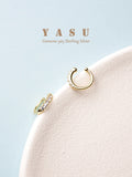 Minimalist Silver 925 Sterling Earrings No Piercing Ear Cuff