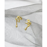 Silver 925 Stud Earrings For Women's Earring Unusual Gift Fine Joias Ouro 18k