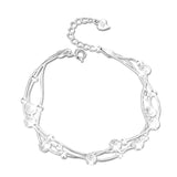 Silver Beads Bracelet Women Lucky Charms Chains Girls Ladies Chain