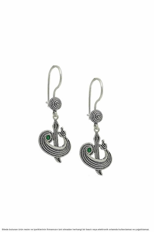 Silver Filigree Lady Earrings