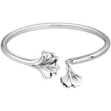 Silver Bangles Female Silver S999 Niche High Ladies Bracelet Girlfriend Feet